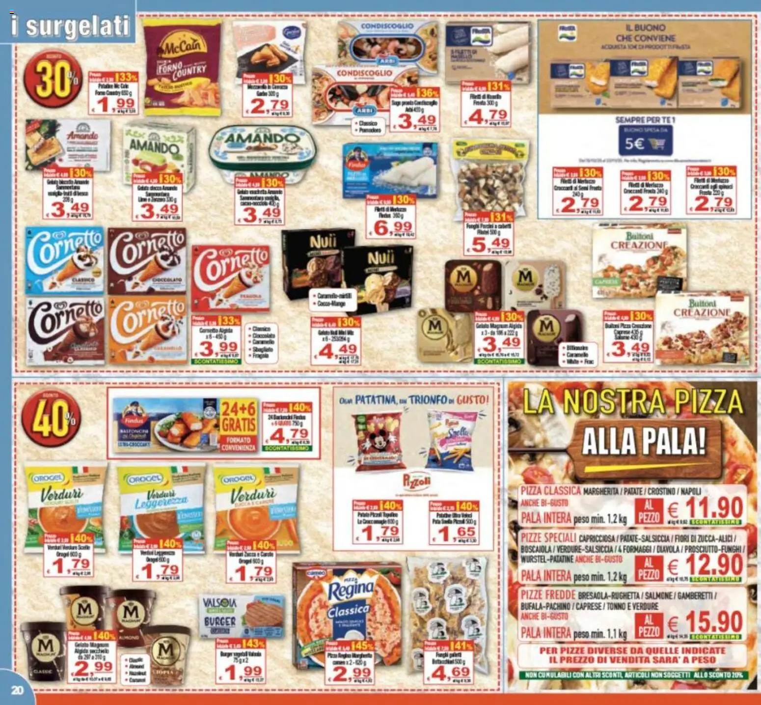 Volantino CTS del 07.11.2025 | Pagina: 20 | Prodotti: Cornetto, Caramelle, Verdure, Forno