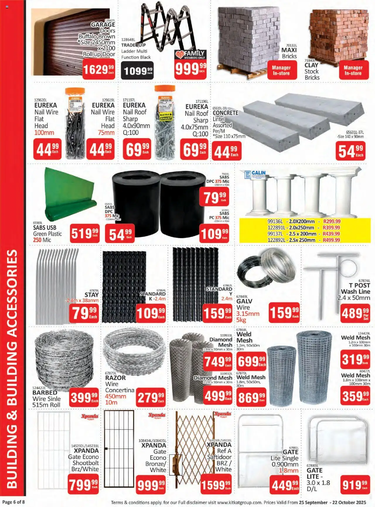 New KIT KAT Cash & Carry catalogue – valid from 25.09.2025 | Page: 6 | Products: PC, Gate, Stock, Clay