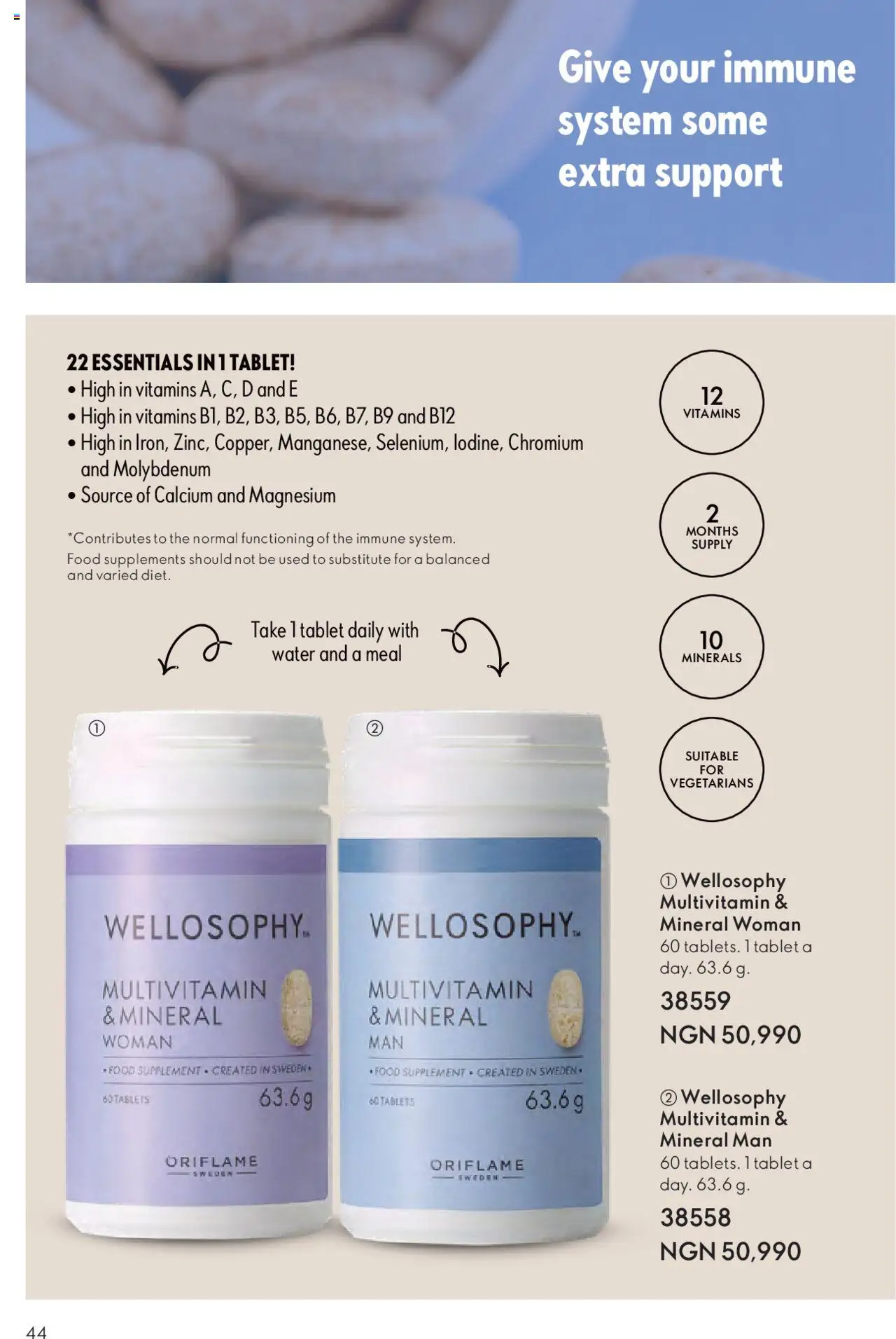 Oriflame - Catalogue  valid from 01.07.2025 | Page: 44 | Products: Tablet, Water
