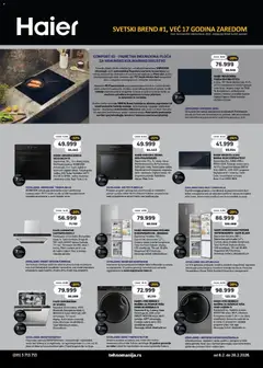 Tehnomanija katalog - pregled Tehnomanija kataloga - važi od 06.02.2026 | Strana: 4 | Proizvode: Sto, Mašina za pranje veša, Kombinovani frižider, Mašina za sušenje veša