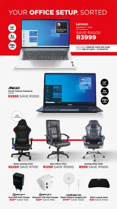 House and Home specials catalogue – valid from 09.03.2026 | Page: 23 | Products: Data, Desk, Chair, Charger