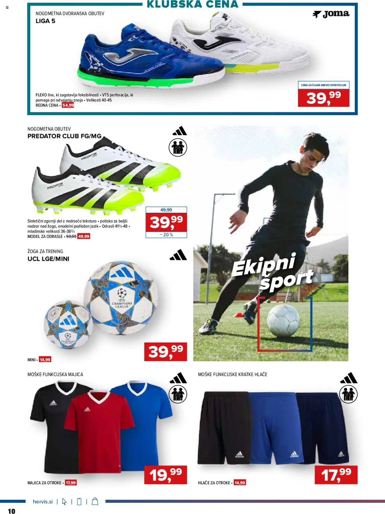 Novi Hervis katalog ponudbe – veljaven od 17.09.2025 | Stran: 10 | Izdelki: Majica, Hlace, Kratke hlace