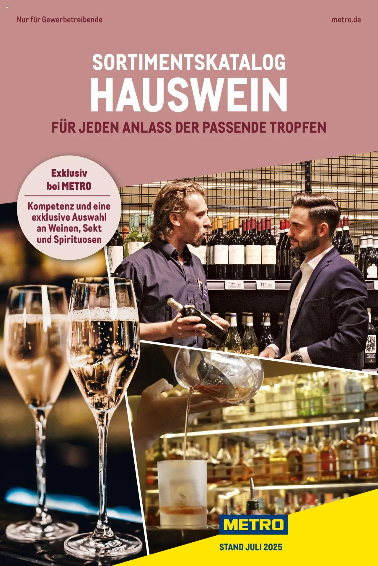 Metro - Hauswein Katalog - gültig ab dem 01.07.2025 | Seite: 1 | Produkte: Sekt