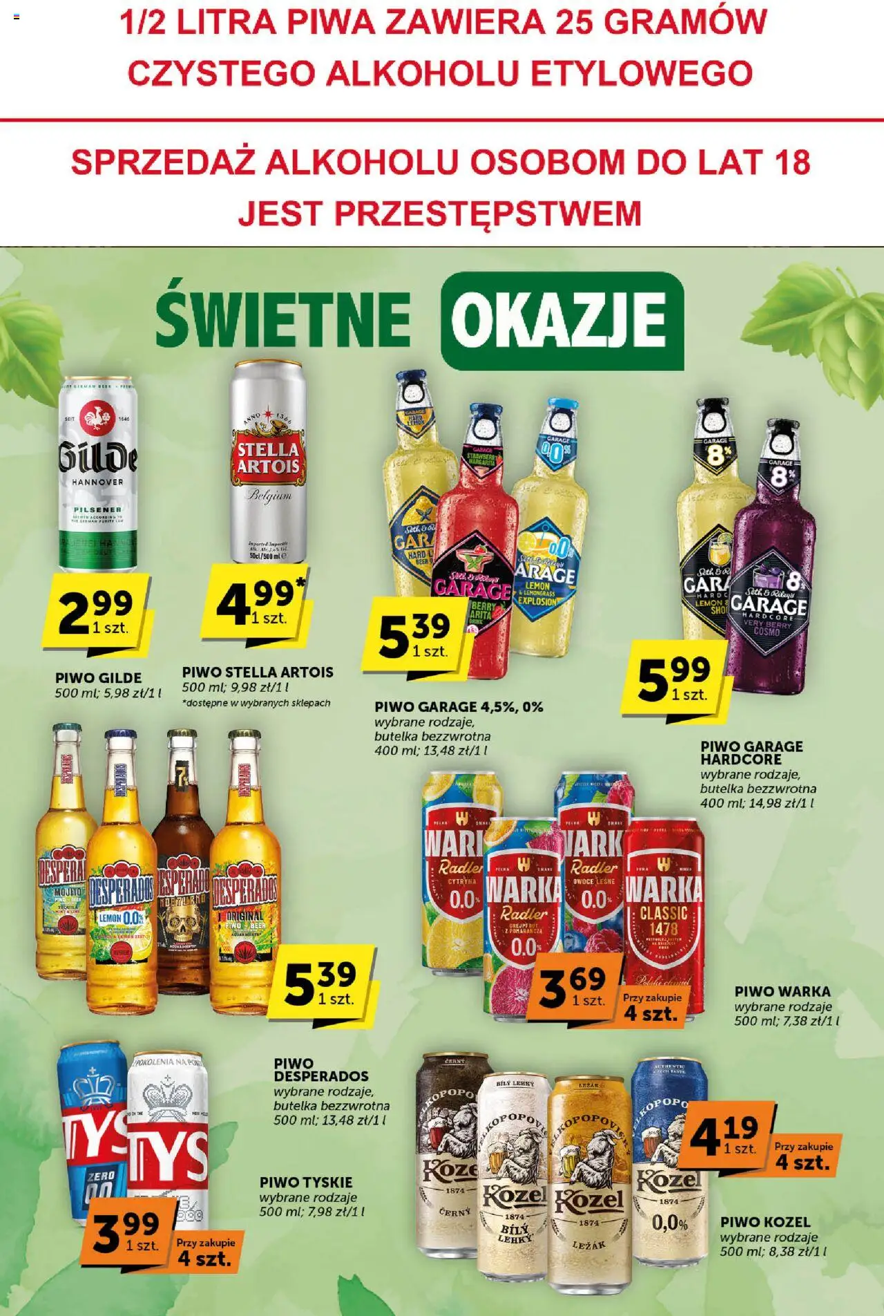 Groszek Gazetka - Katalog od 07.08.2025 | Strona: 26 | Produkty: Cytryna, Leżak, Piwo kozel, Owoce