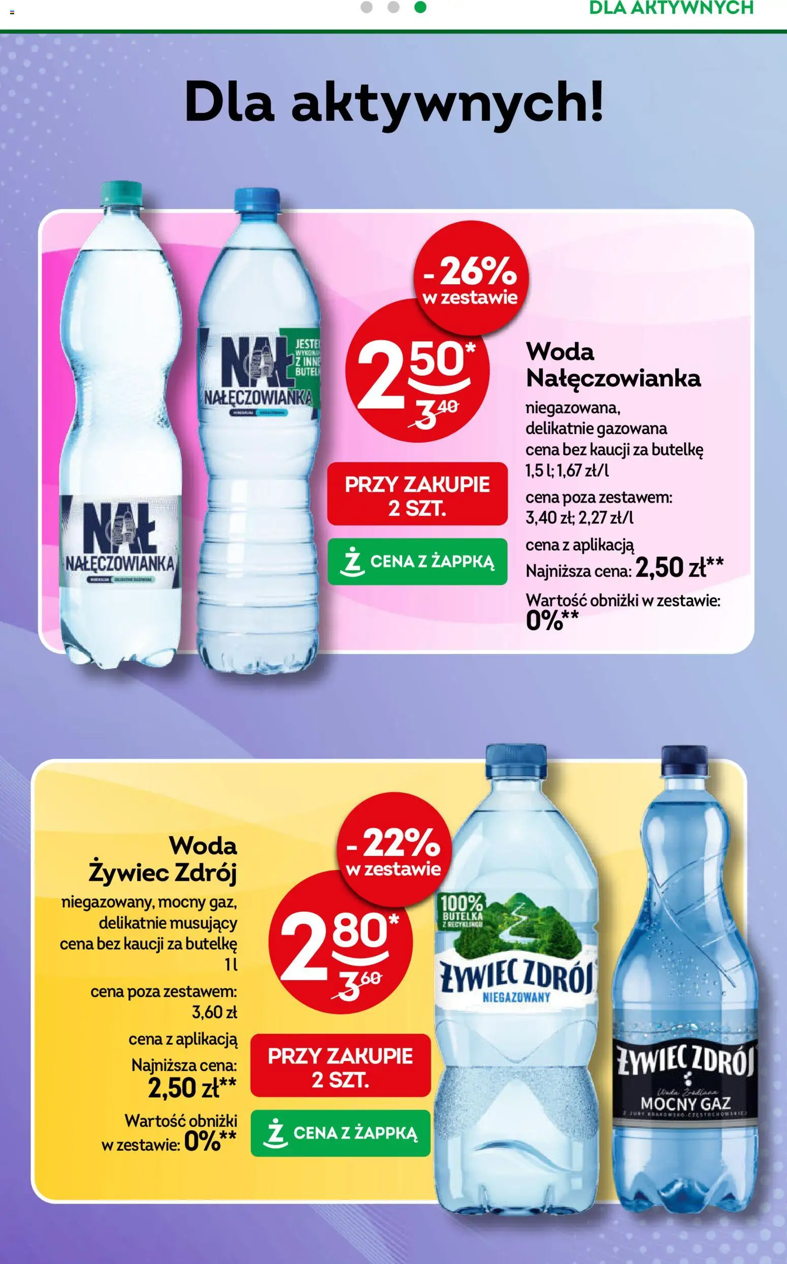 Żabka gazetka od 08.04.2026 | Strona: 70 | Produkty: Woda