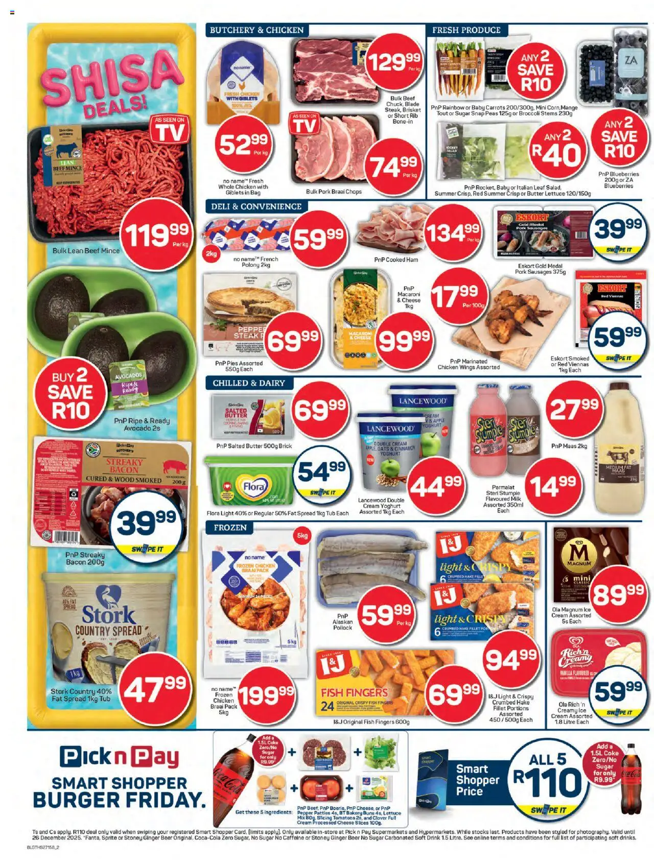 New Pick n Pay catalogue – valid from 08.09.2025 | Page: 2 | Products: Bag, Light, Tomatoes, Bacon