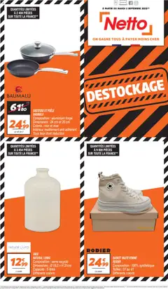 Netto - Prévisualisation de Netto Catalogue Destockage valide à partir de 02.09.2025