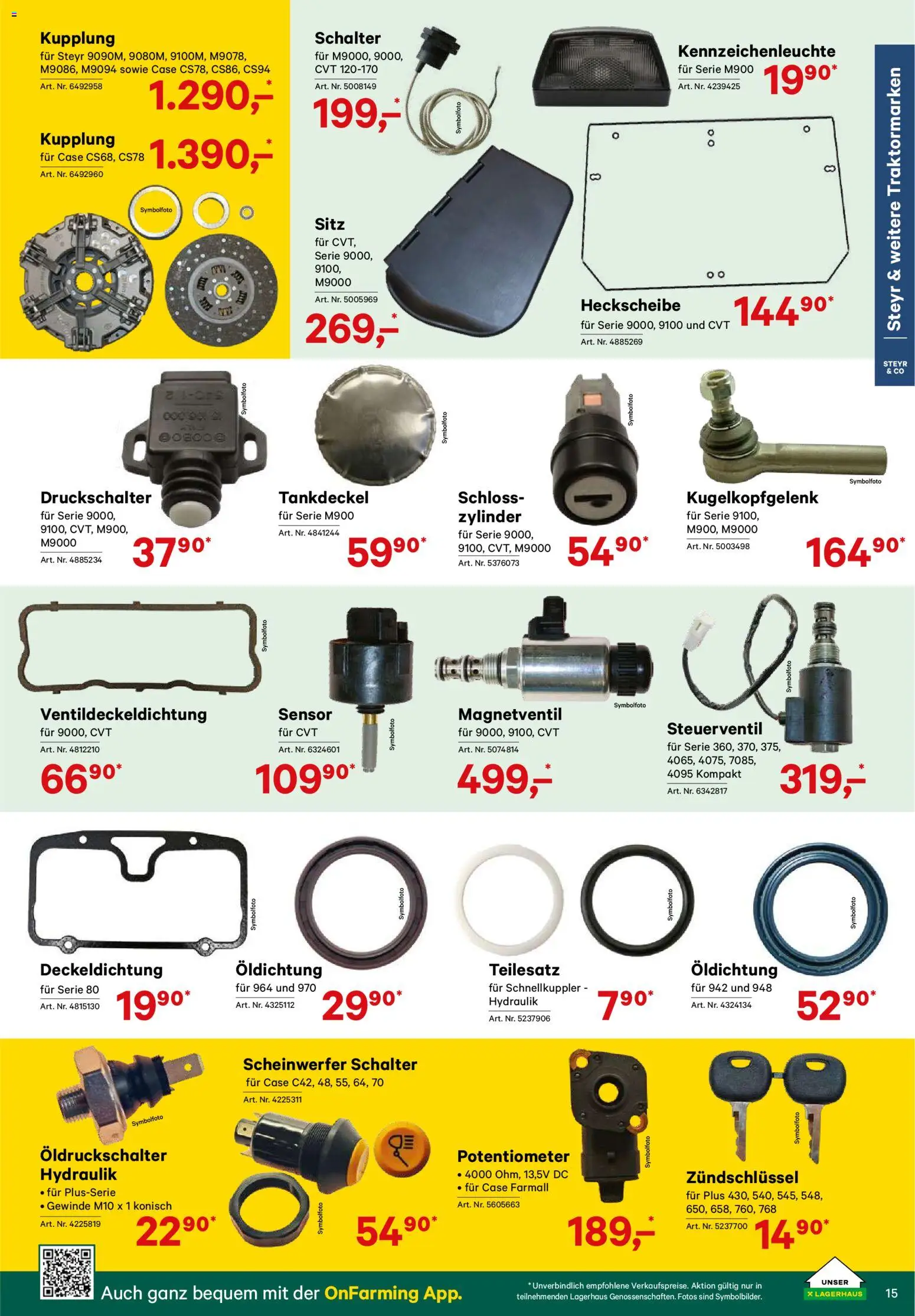 Lagerhaus Verschleißteile & Zubehör gültig ab 01.01.2026 | Seite: 15
