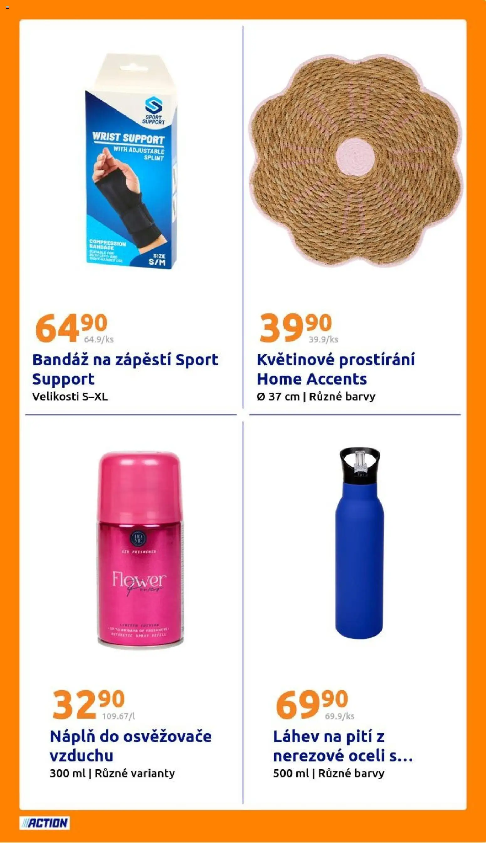 Action leták od 01.04.2026 | Strana: 25 | Produkty: Prostírání, Barvy, Láhev