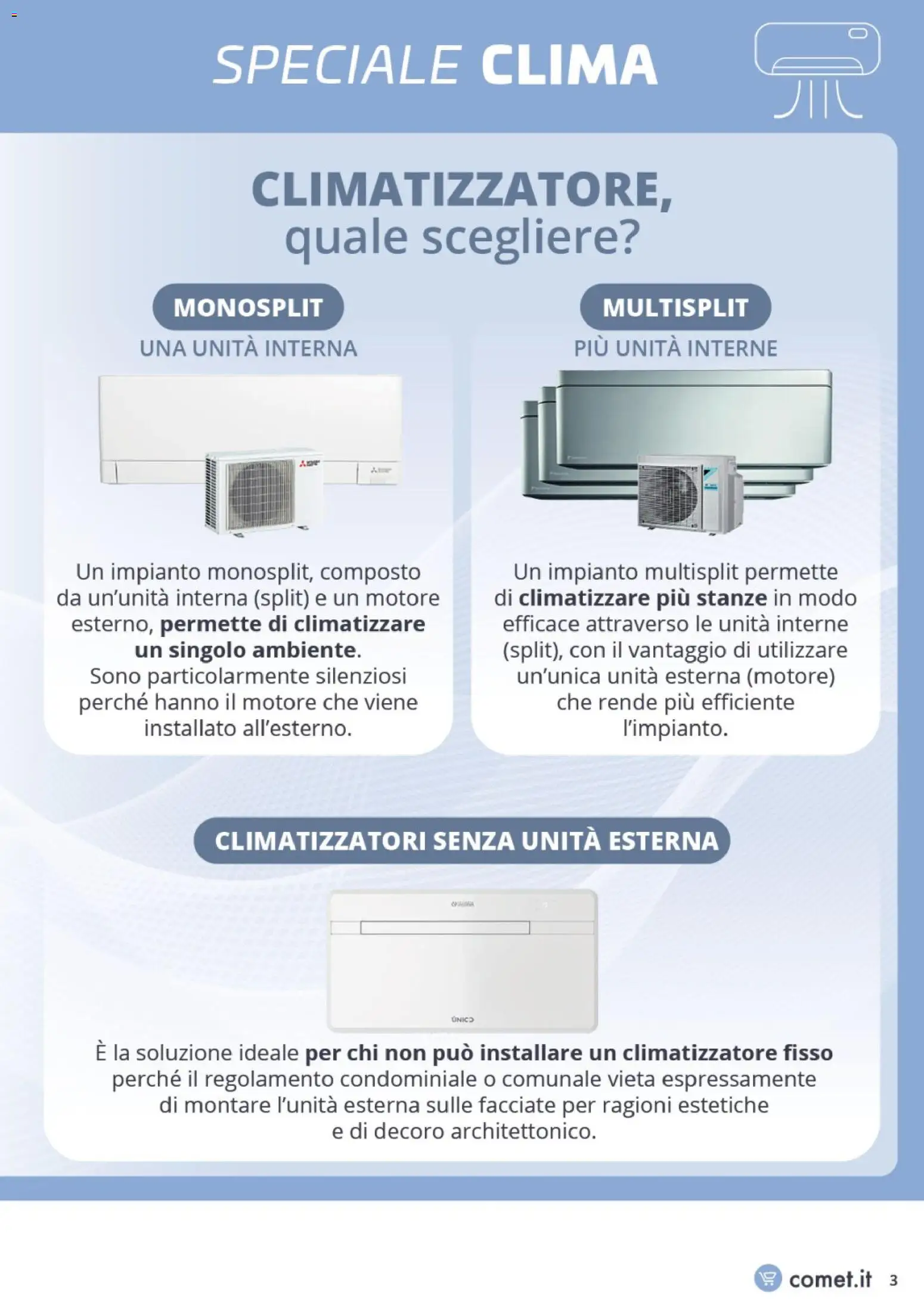 Volantino Comet del 20.03.2026 | Pagina: 3 | Prodotti: Climatizzatore