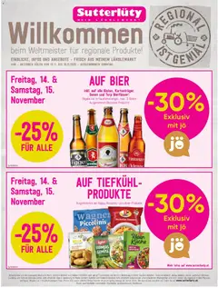 Sutterlüty Flugblatt ab 13.11.2025 gültig