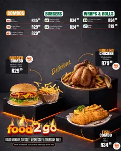 Take n Pay specials catalogue – valid from 09.03.2026 | Page: 28 | Products: Cheese, Fish, Burgers, Chips