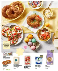 Feestelijk PLUS Verse roomkaas perzik sinaasappel tulp, Verse roomkaas perzik sinaasappel tulp, Schaal 100 gram - Voorbeeld van een folder van Plus, geldig van 22.03.2026 | Pagina: 6
