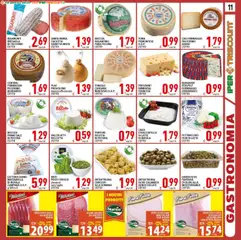Volantino Ipertriscount del 25.07.2025 | Pagina: 11 | Prodotti: Provolone, Carciofi, Ricotta, Pecorino