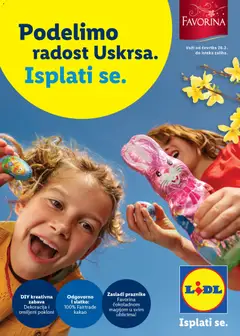 Lidl katalog Podelimo Radost Uskrsa. - pregled Lidl kataloga - važi od 26.02.2026
