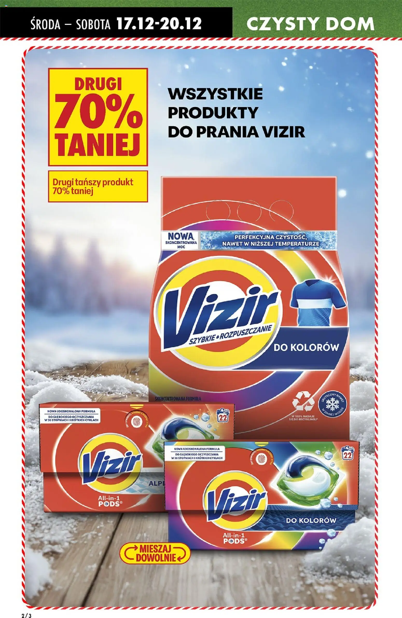 Biedronka gazetka - Drogeria Cleaning od 17.12.2025 | Strona: 2 | Produkty: Detergent