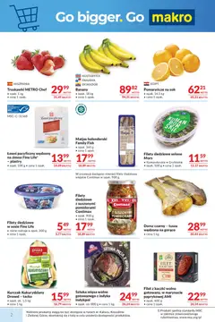 Pogląd oferty "Makro Gazetka" - ważna od 17.02.2026 | Strona: 2 | Produkty: Filet z kaczki, Łosoś, Pomarańcze, Truskawki