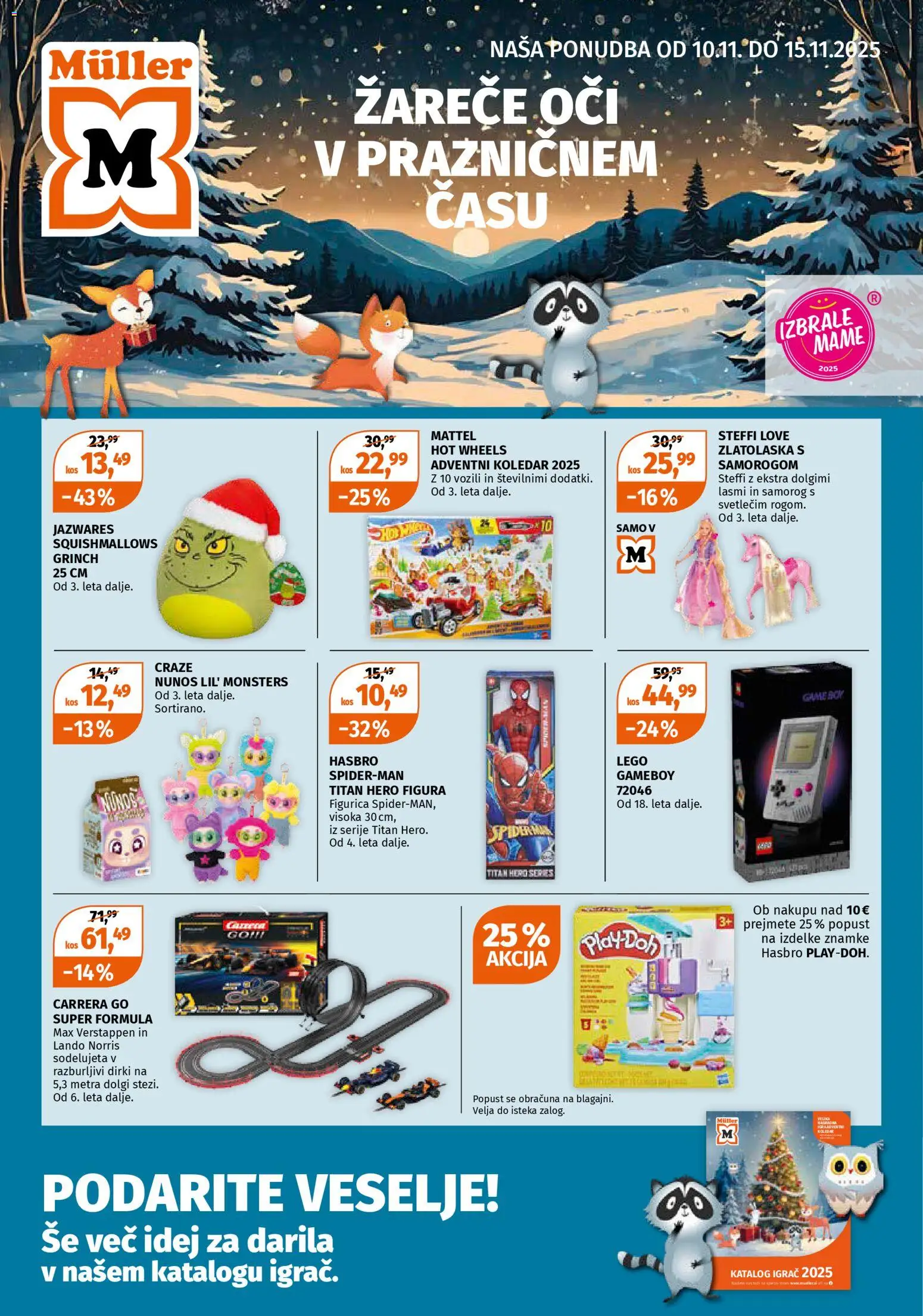 Novi Müller katalog ponudbe – veljaven od 10.11.2025 | Stran: 1 | Izdelki: Kos