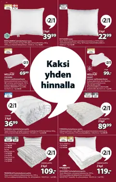 JYSK-mainoslehti voimassa 01.12.2025 alkaen | Sivu: 10 | Tuotteet: Tyynyt, Tyyny, Peitto