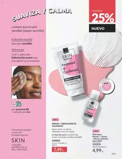 Vista previa Catálogo AVON campaña 10 válido desde el 01.10.2025 | Página: 143 | Productos: Agua micelar, Sérum, Crema, Toner