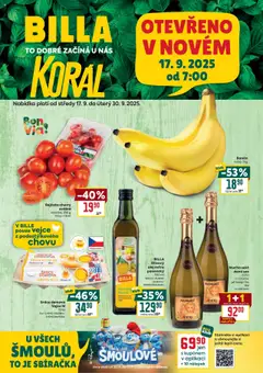 Náhled letáku Billa leták - Speciál: Korál od 17.09.2025