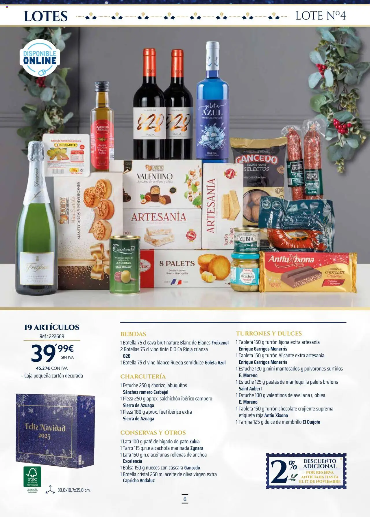 Makro - Lotes y cestas Norte 2 │ válido desde el 04.10.2025 | Página: 6 | Productos: Chocolate, Tableta, Aceite de oliva, Anchoa
