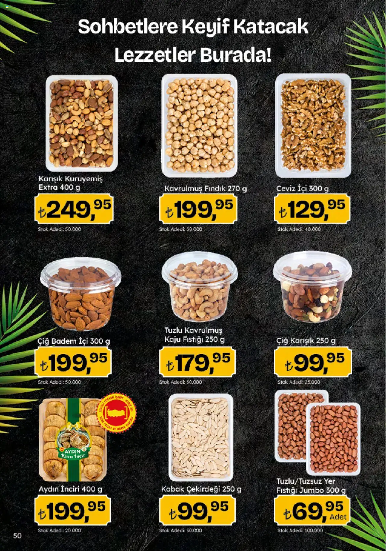 Migros Katalog - 5M Migroskop Dijital - 12.06.2025 tarihinden itibaren geçerlidir | Sayfa: 50 | Ürünler: Fındık, Badem, Yer fıstığı, Ceviz