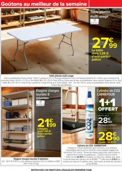  | Page: 75 | Produits: Tablette, Chaise pliante, Étagère, Table