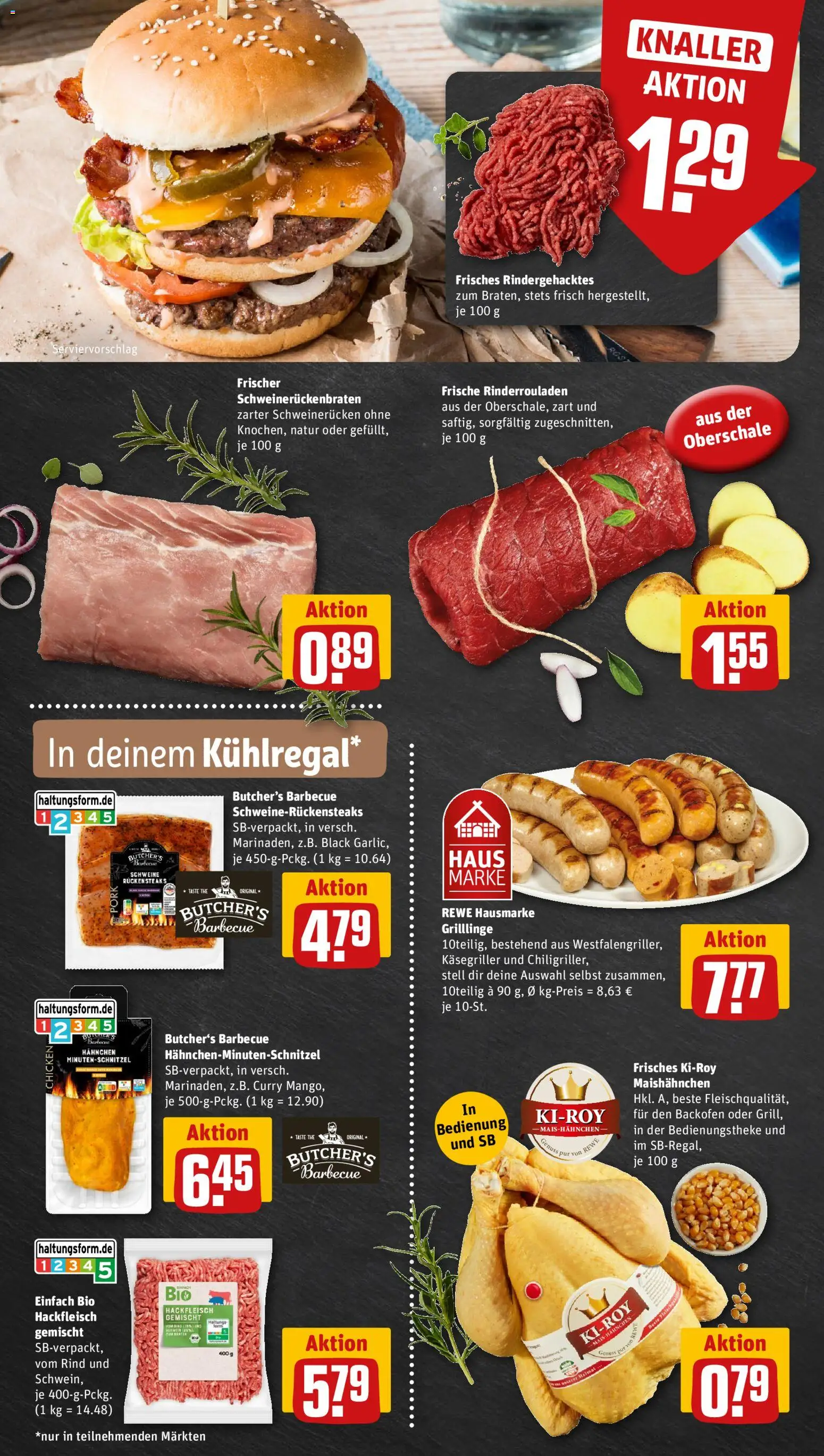 Rewe ihr Kaufpark Prospekt 	 – gültig ab 27.04.2026 | Seite: 6 | Produkte: Rinderrouladen, Hahnchen, Backofen, Schweinerucken