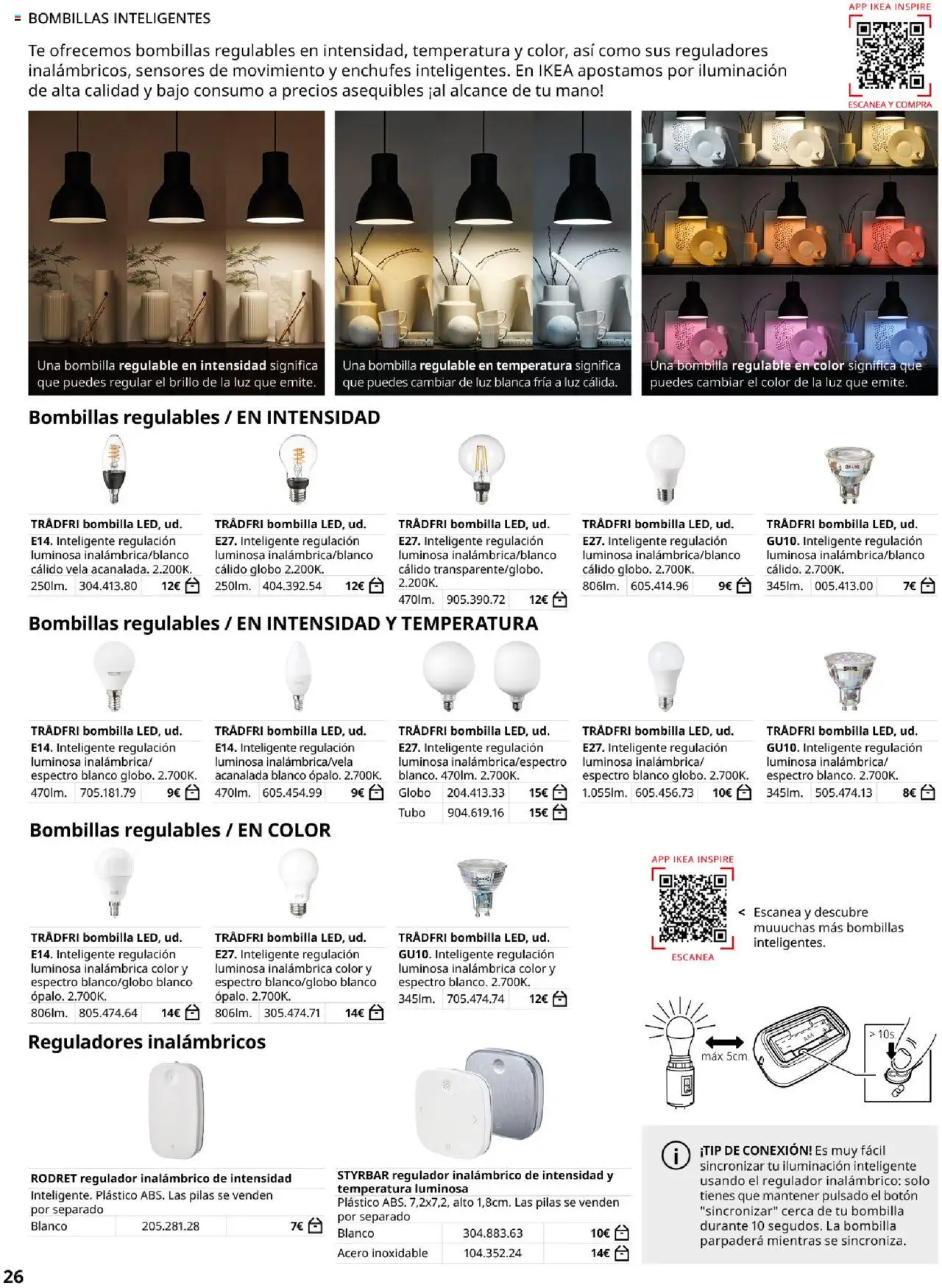 Catálogo IKEA Iluminación │ válido desde el 06.02.2025 | Página: 26 | Productos: Té, Vela, Bombilla