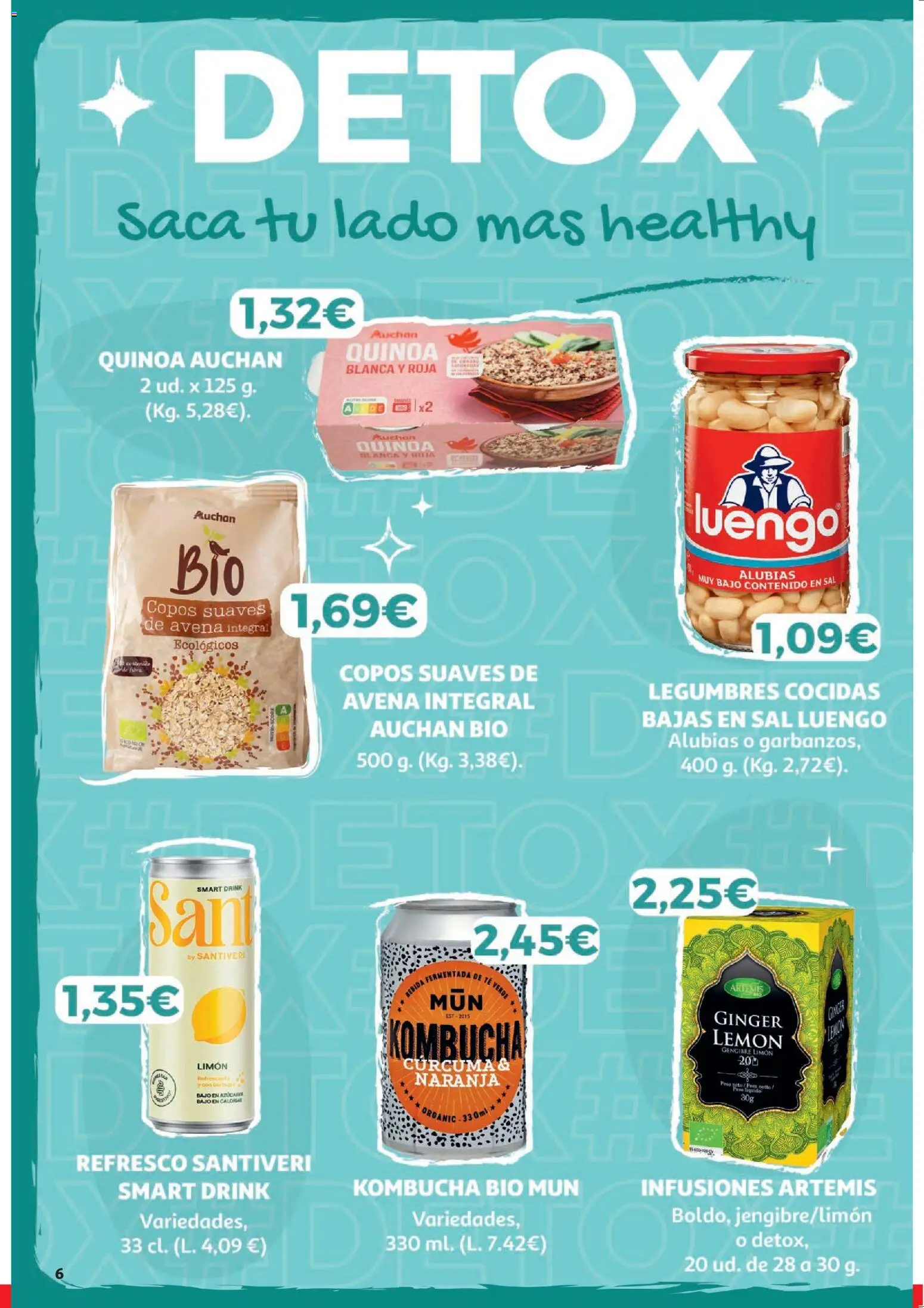 Alcampo -HG Nacional │ válido desde el 29.12.2025 | Página: 6 | Productos: Té, Copos, Peso