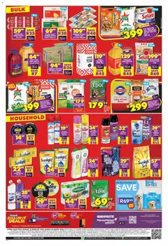 Shoprite specials catalogue – valid from 23.02.2026 | Page: 8 | Products: Bleach, Cheese, Rice, Cat food