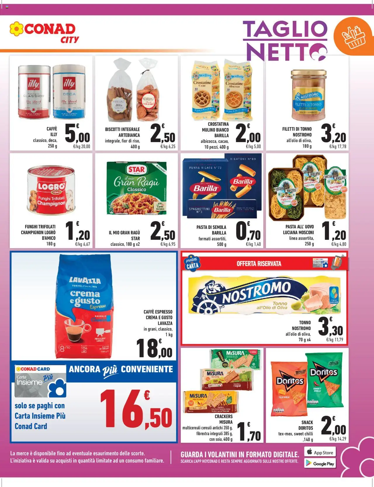 Volantino Conad del 19.09.2025 | Pagina: 3 | Prodotti: Cereali, Biscotti, Tonno, Cacao