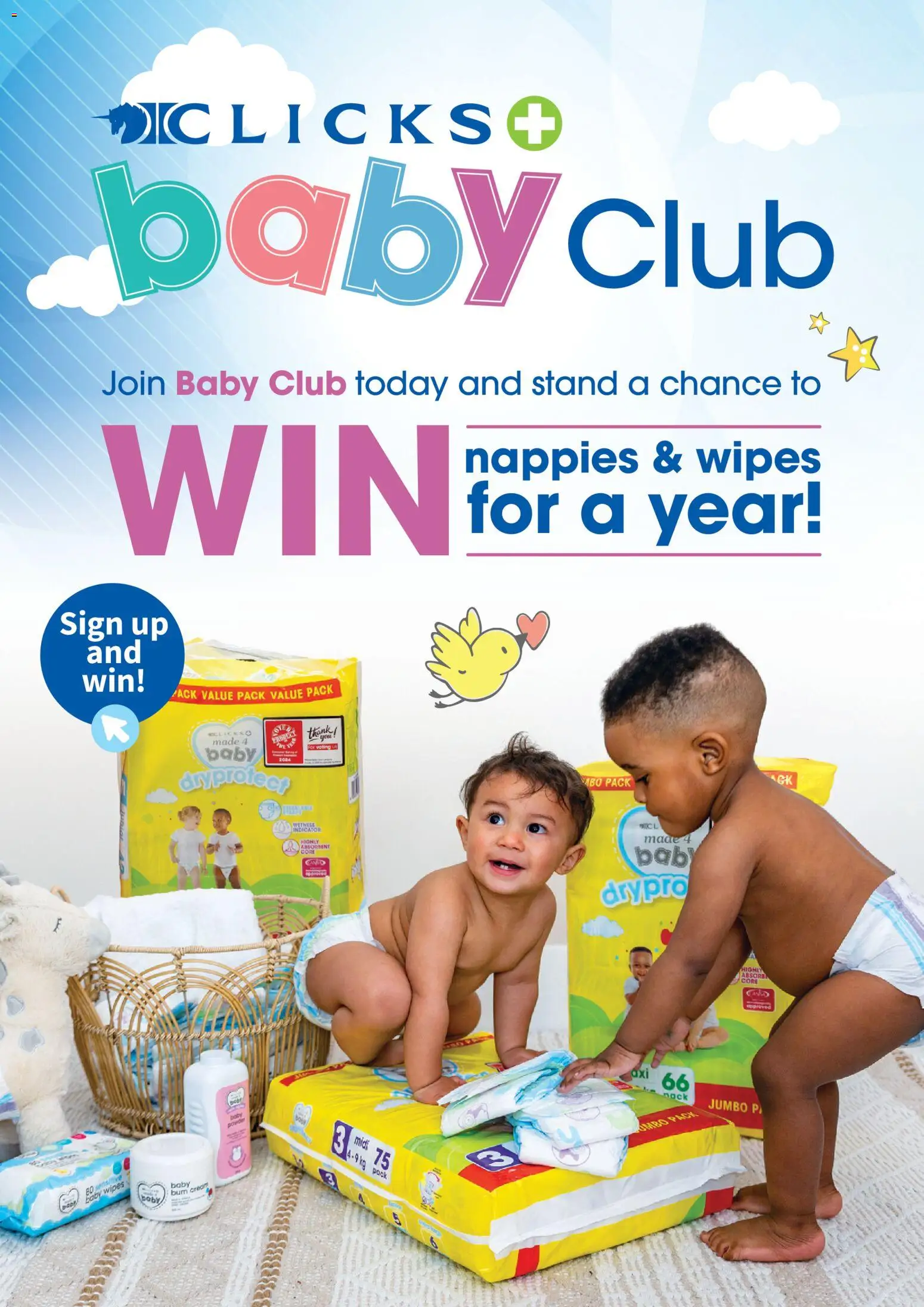 New Clicks catalogue – valid from 01.04.2026 | Page: 93 | Products: Powder, Cream, Nappies