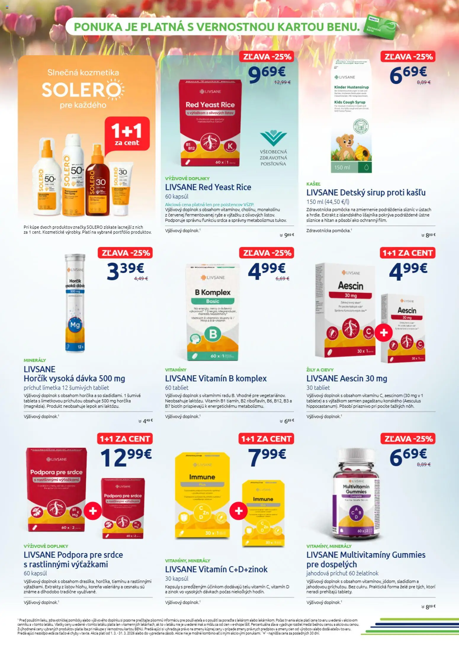 Nové BENU Lekáreň akcie – leták je platný od 01.03.2026 | Strana: 10 | Produkty: Limetka, Kinder