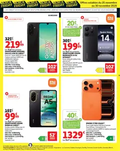 Auchan - Prévisualisation de Auchan Black Friday valide à partir de 25.11.2025 | Page: 9 | Produits: Smartphone, Appareil photo, Batterie, Iphone
