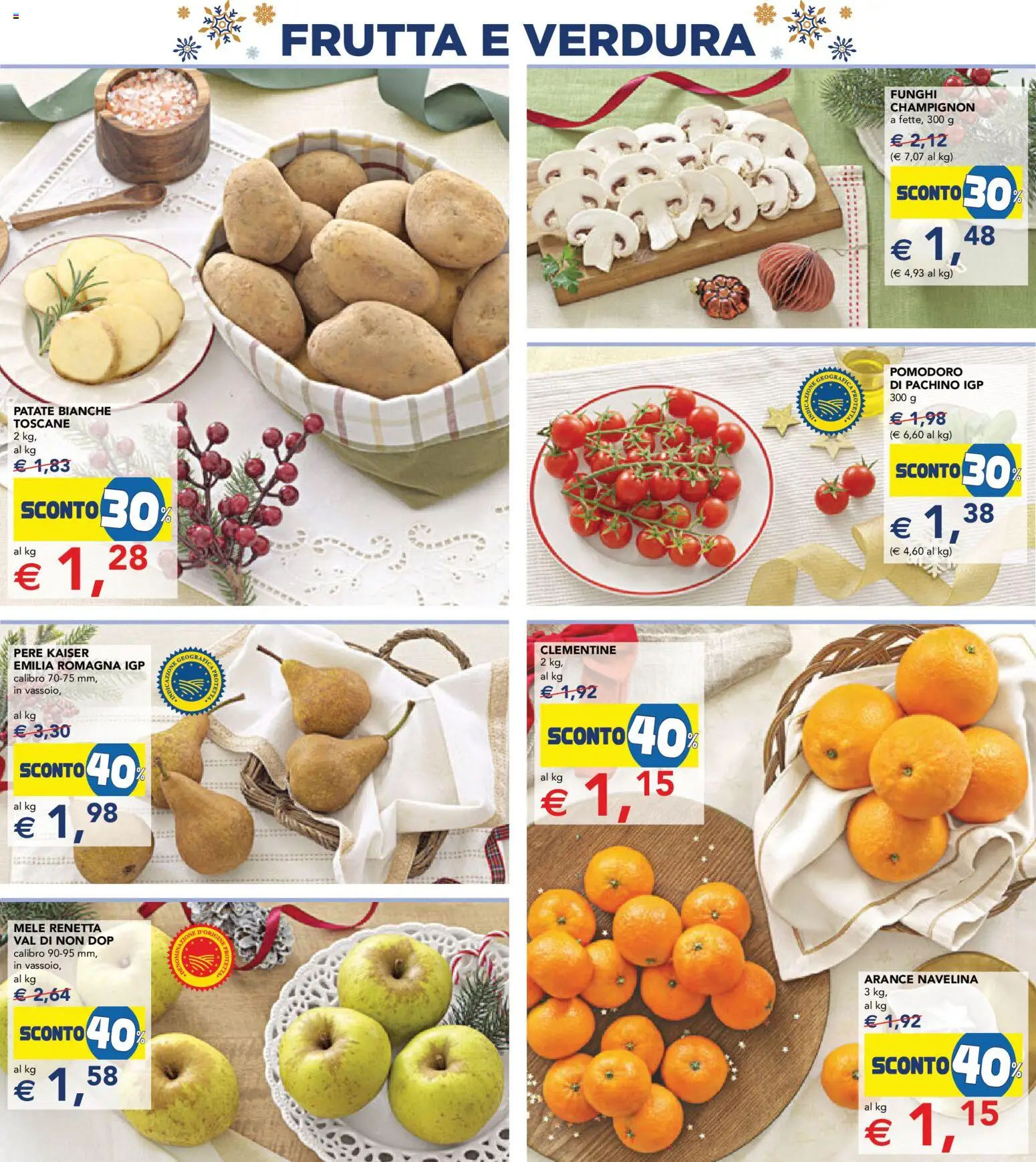 Volantino Esselunga S del 11.12.2025 | Pagina: 6 | Prodotti: Mele, Arance, Frutta, Pomodoro