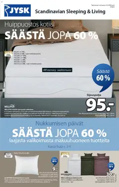 JYSK-mainoslehti voimassa 19.02.2026 alkaen