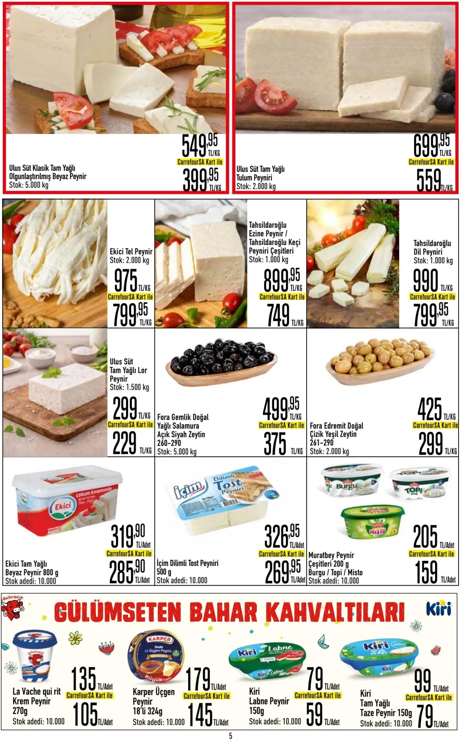 CarrefourSA Katalog - 09.04.2026 tarihinden itibaren geçerlidir | Sayfa: 6 | Ürünler: Krem, Süt, Ekici, Tulum
