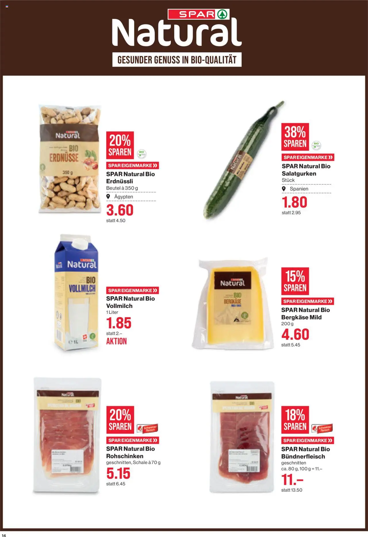 SPAR Aktionen – gültig ab 23.10.2025 | Seite: 14 | Produkte: Erdnüsse