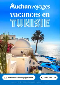 Auchan - Auchan voyages : vacances en Tunisie - Voorbeeld van een folder van Auchan, geldig van 01.03.2026