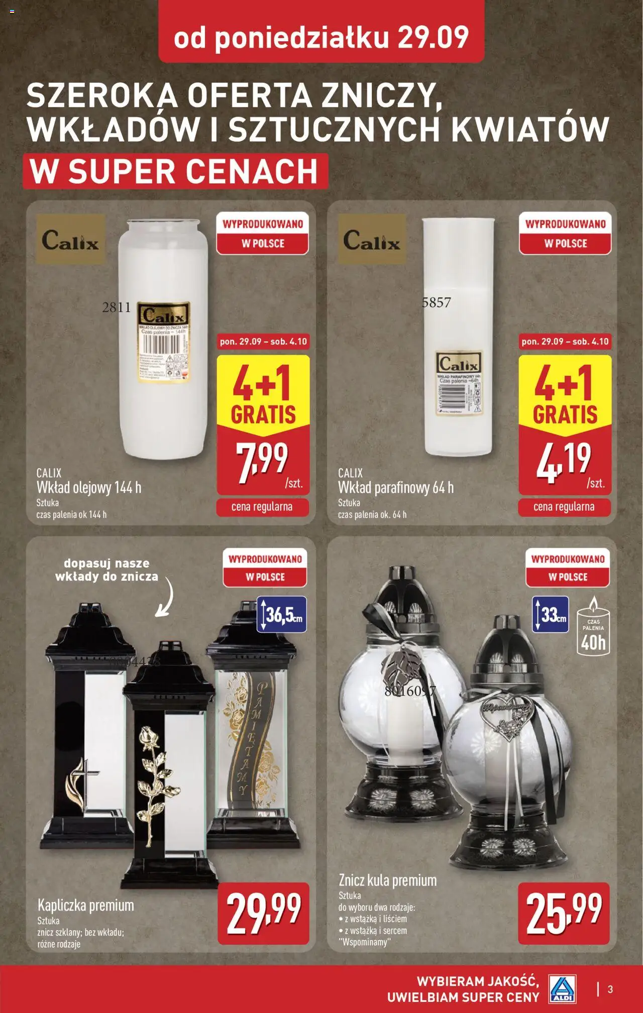 Aldi Gazetka - Artykuły przemysłowe i tekstylia od 29.09.2025 | Strona: 3