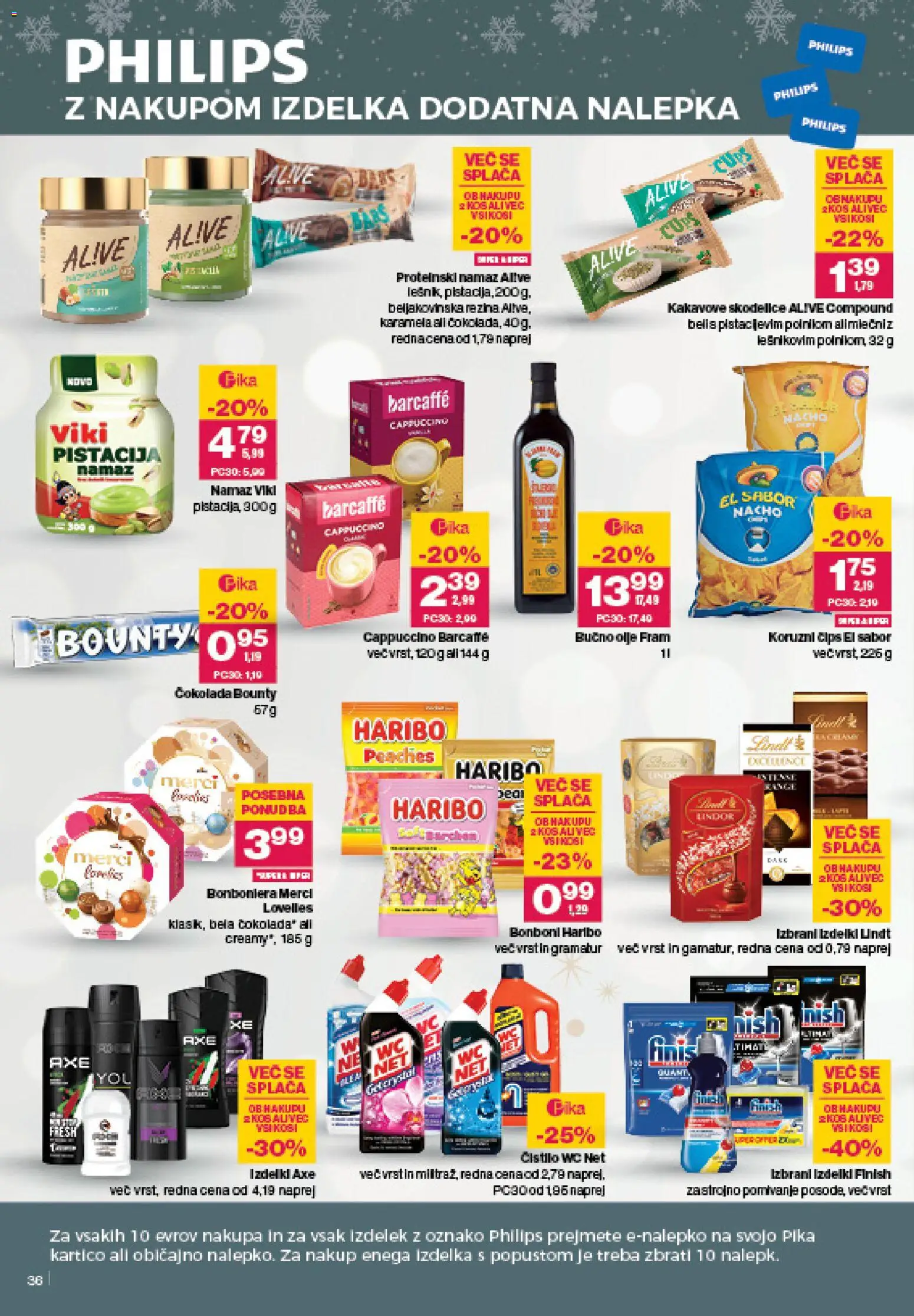 Novi Mercator katalog ponudbe – veljaven od 18.12.2025 | Stran: 36 | Izdelki: Bonboni, Namaz, Kos, Bonboniera