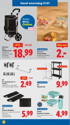 Lidl - Folder week 4 - Voorbeeld van een folder van Lidl, geldig van 19.01.2026 | Pagina: 27 | Producten: Lunchbox, Paraplu, Trolley, Gnocchi