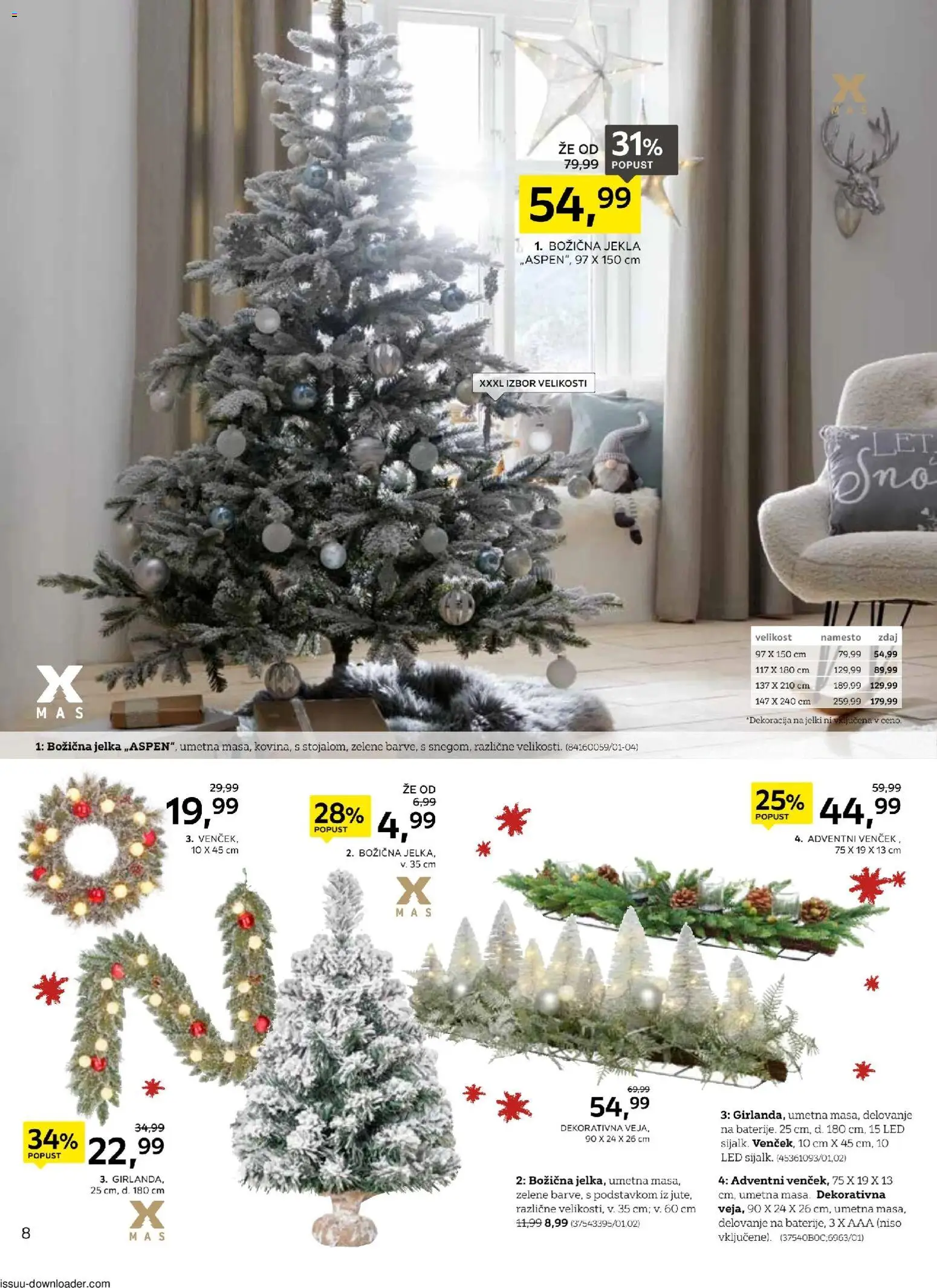 Novi XXXL Lesnina katalog ponudbe – veljaven od 04.11.2025 | Stran: 8