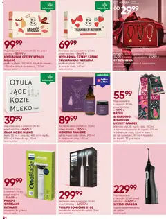 Pogląd oferty "Super-pharm Gazetka - Jakie piękne Święta" - ważna od 06.11.2025 | Strona: 24 | Produkty: Szczoteczka soniczna, Maszynka do golenia, Prysznic, Mydło