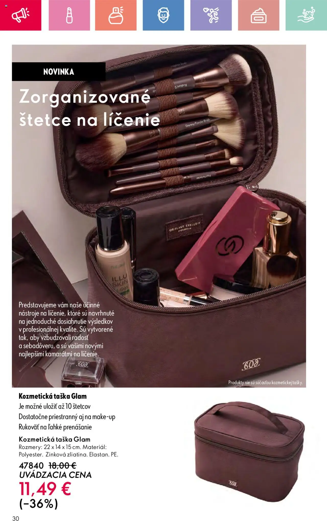 Katalóg Oriflame 10 2025 │ platný od 06.07.2025 | Strana: 30 | Produkty: Taška