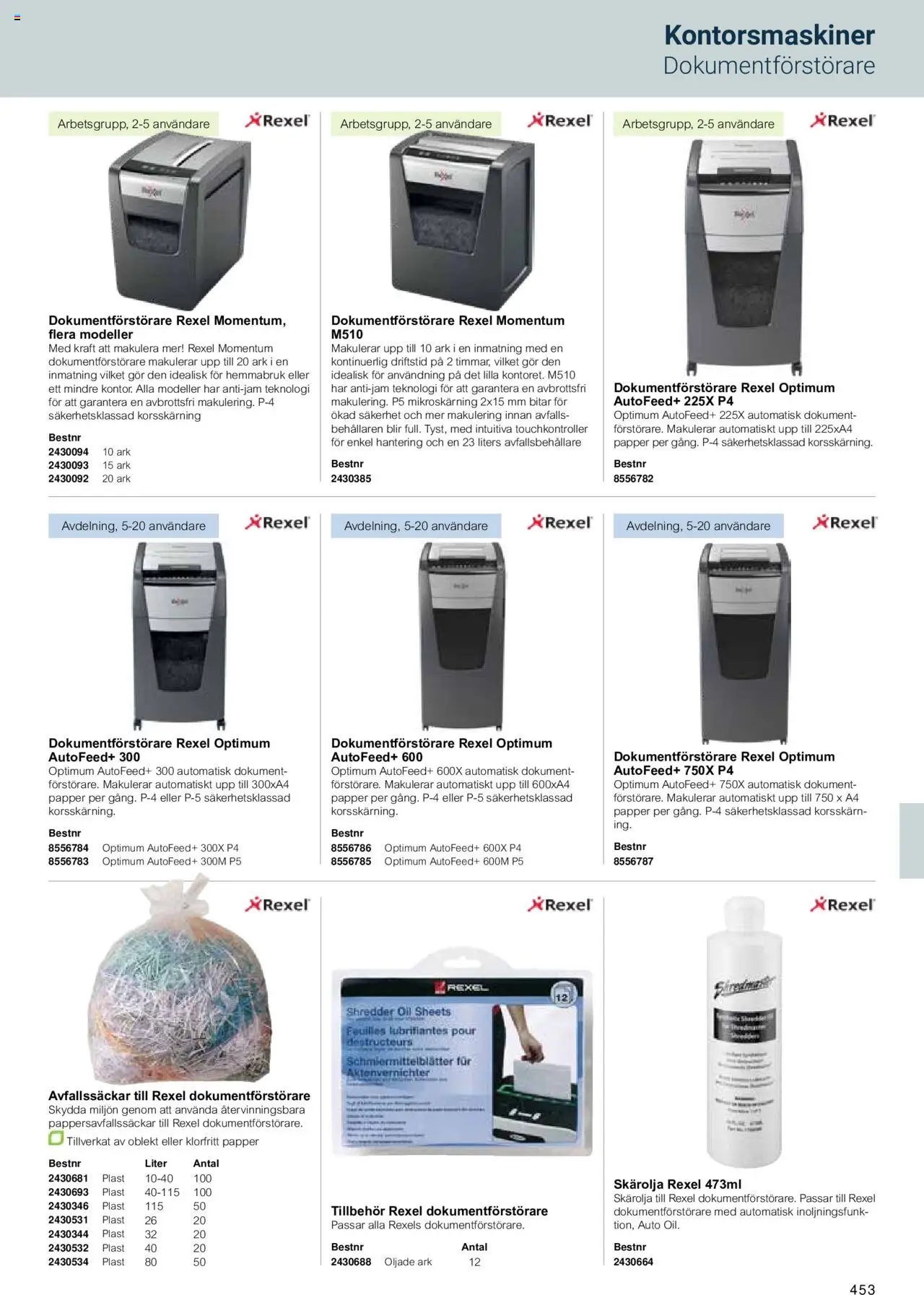 Office Depot reklamblad aktuell från 15.02.2024 | Sida: 455 | Produkter: Papper, Dokumentförstörare