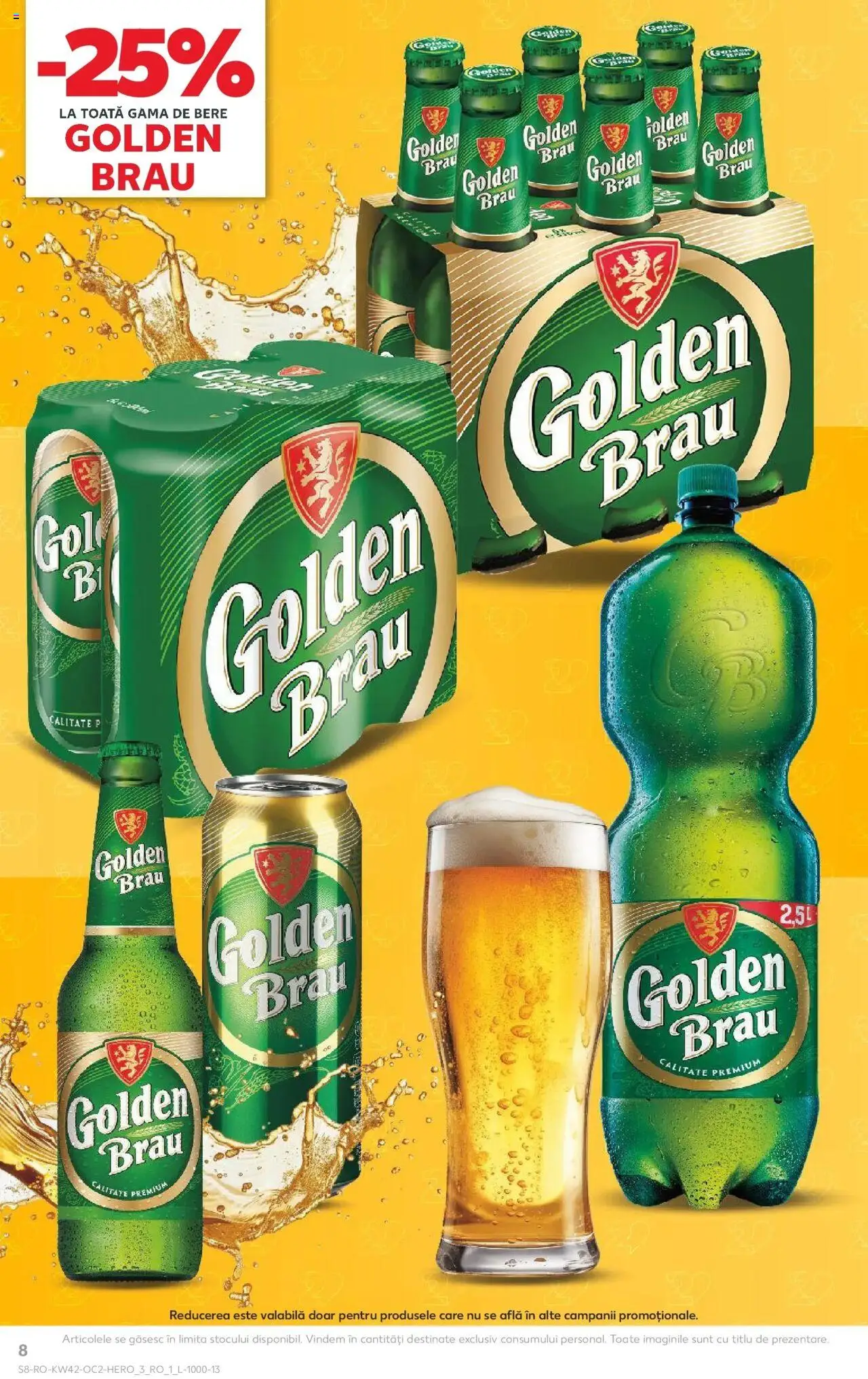 Noul catalog Kaufland – valabil de la 15.10.2025 | Pagină: 8 | Produse: Atıştırmalık, Bere