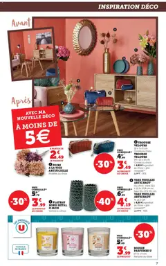 Super U - Prévisualisation de Super U La maison à prix bas valide à partir de 03.02.2026 | Page: 7 | Produits: Artichaut, Plateau, Vase